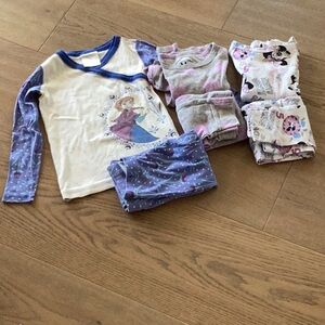 Disney Blue and Purple Pajama Sets for Cozy Nights